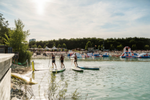 Summer, sun, wakeboard action: our evoila summer party 2025