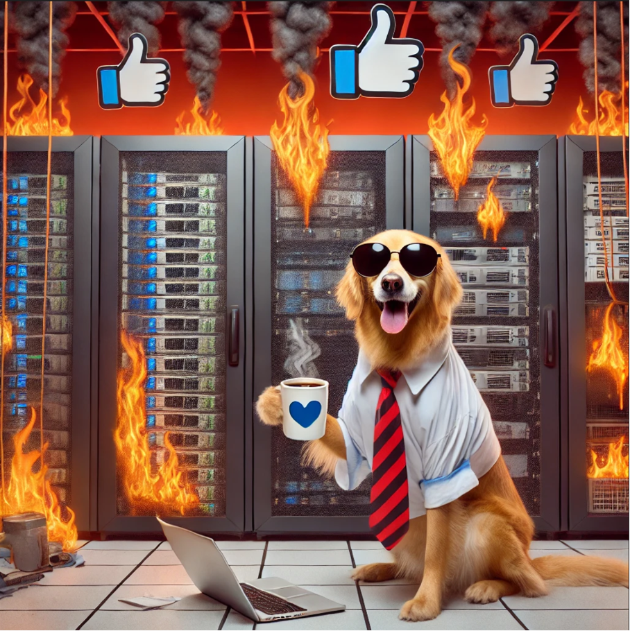 ilustracja do awarii Data Center