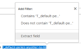 Wyodrębnianie pola w Aria Operations for Logs