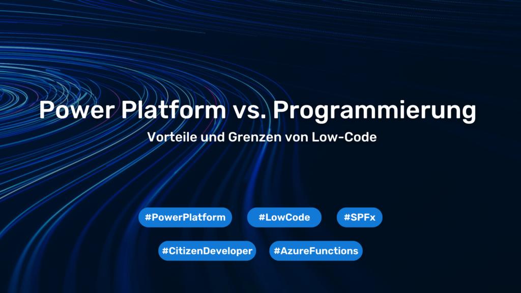 Power Platform vs. klassische Programmierung